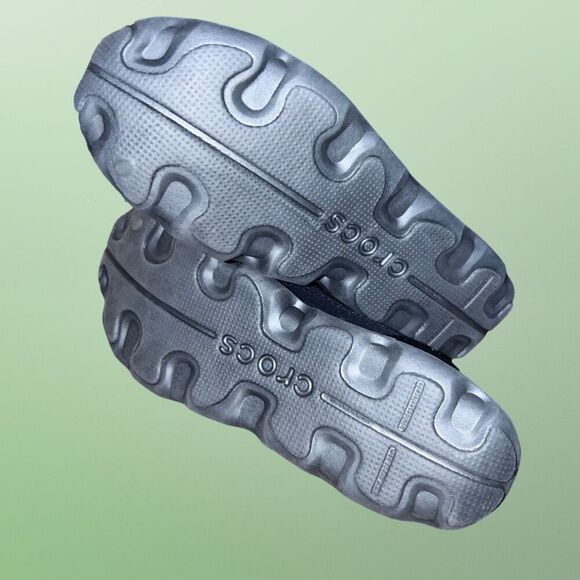 Women's Crocs Duet Busy Day Skimmer Black/Graphite Slip On Size 6 - Picture 7 of 7